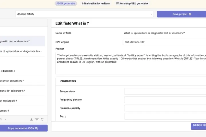 Programmatic/Bulk SEO Content Creation using Retool