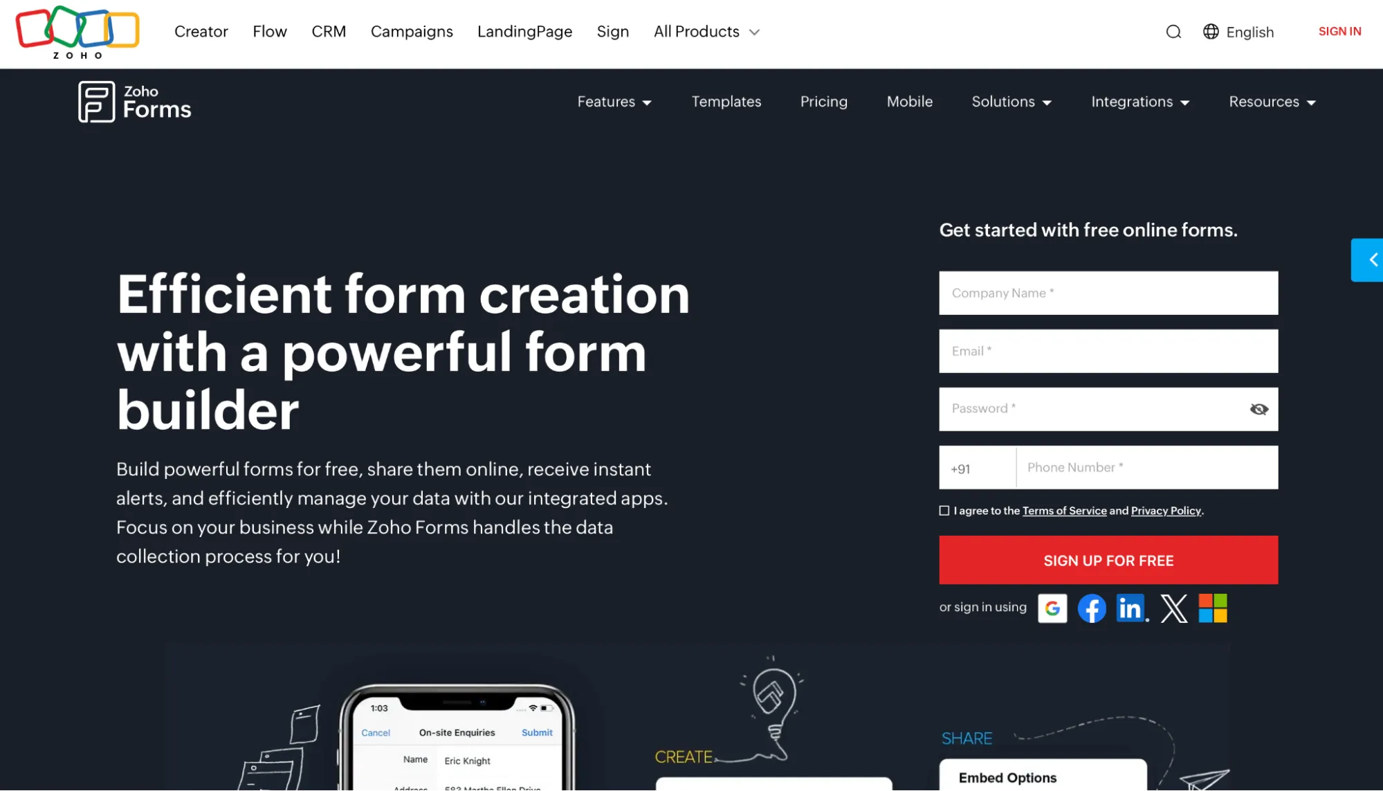 Zoho Forms